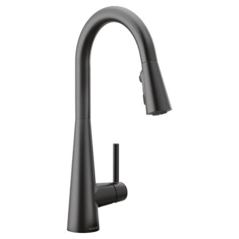 Moen Sleek Kitchen Faucet-Matte Black - 7864BL - Schillings