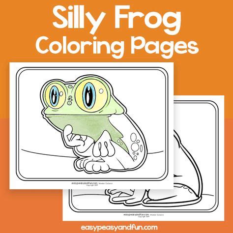 Silly Frog Coloring Pages | Frog coloring pages, Coloring pages for ...