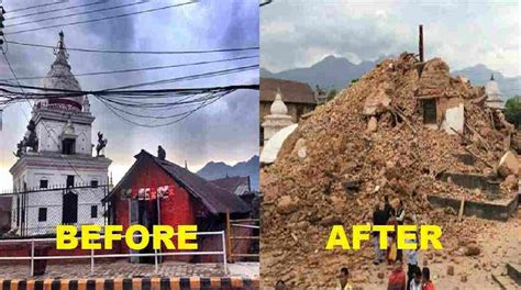 These Heartbreaking Then And Now Photos Show How Destructive Nepal ...