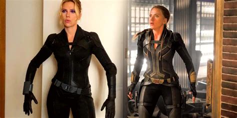 Scarlett Johansson Black Widow Suit