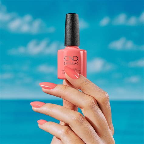 This is our Catch of the Day shade, a perfect 🍑 Peach Nail Polish, Peach Nails, Gel Polish, Cnd ...