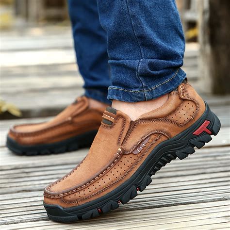 High Quality Outdoor Men Cowhide Shoes Y045– Wmshoes