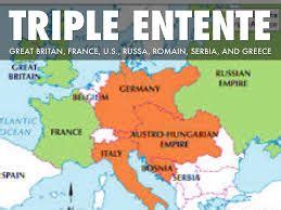 The Triple Entente was the military alliance formed between Russia, Great Britain and France ...