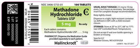 Methadone: Package Insert - Drugs.com