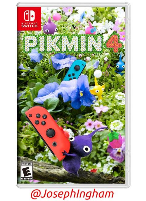 I've Made A Pikmin 4 Game Cover For Switch | Video game room design, Switch, Games