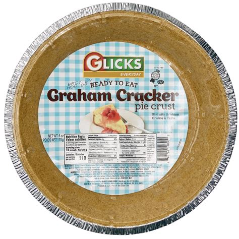 Glick Graham Cracker Pie Crust, 170g - Never Wash A Dish