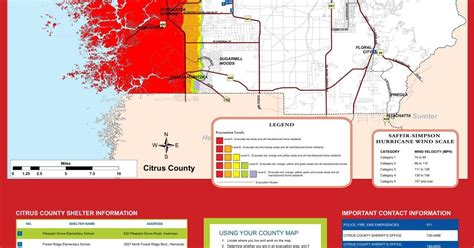 Citrus County Evacuation Map | Local News | chronicleonline.com