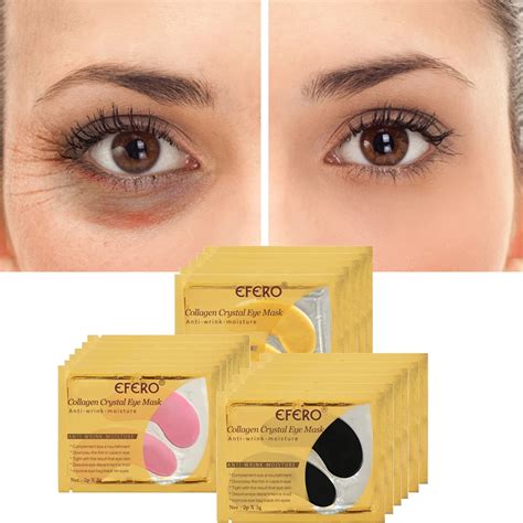 efero 15pair=30pcs Collagen Eye Mask Dark Circles Removal Anti Wrinkle Hydrogel Patches Under ...