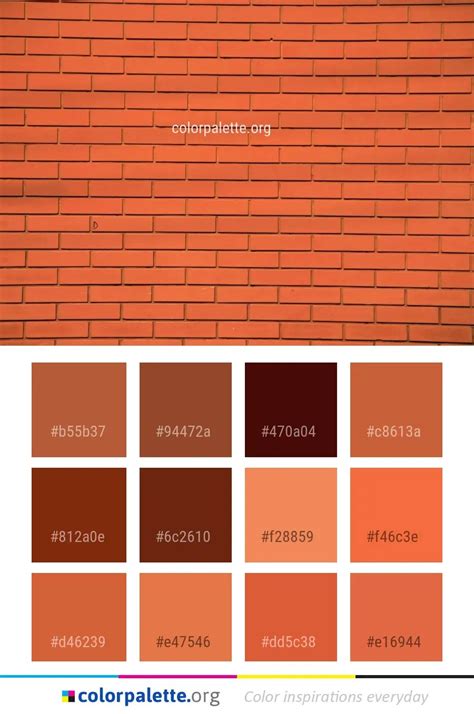 Brick Color Palette ideas | colorpalette.org