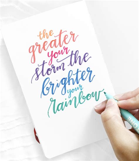 Create this Cursive Quote with Tombow TwinTone Markers - Tombow USA Blog