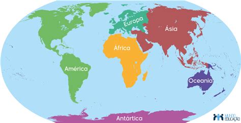 Mapa-múndi: continentes, países, oceanos - Mundo Educação