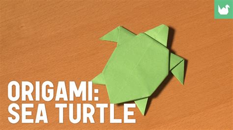 Origami: Sea Turtle | Origami turtle, Origami tutorial easy, Origami ...