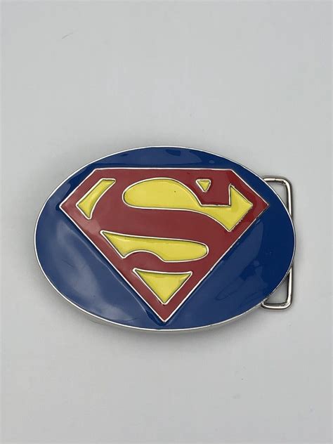 Superman Logo Belt Buckle DC Comics - Gem