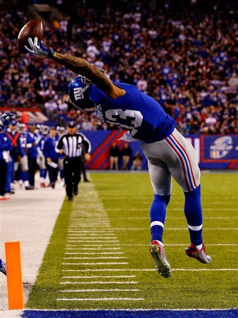 OBJ with the catch of the century But Football, New York Football, Giants Football, New York ...