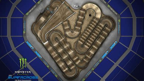 San Diego Supercross Track Map – MX Elite Media