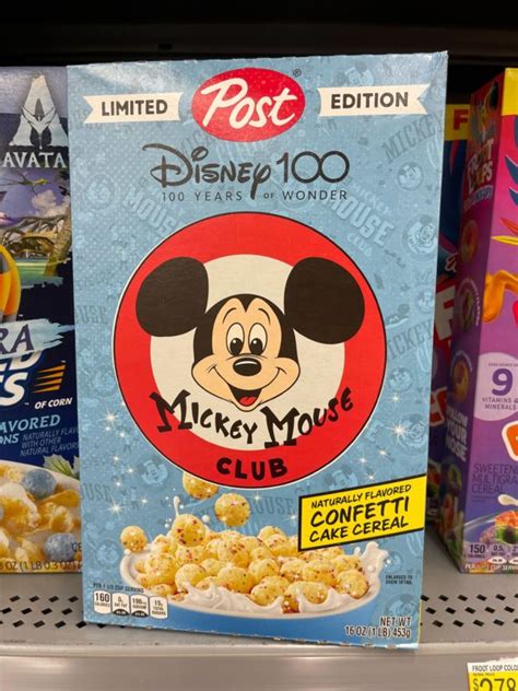 Details Announced for Disney 100 Cereals by Post Including Retro ...