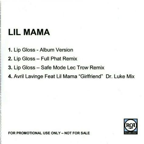 Lil Mama – Lip Gloss (2007, CDr) - Discogs