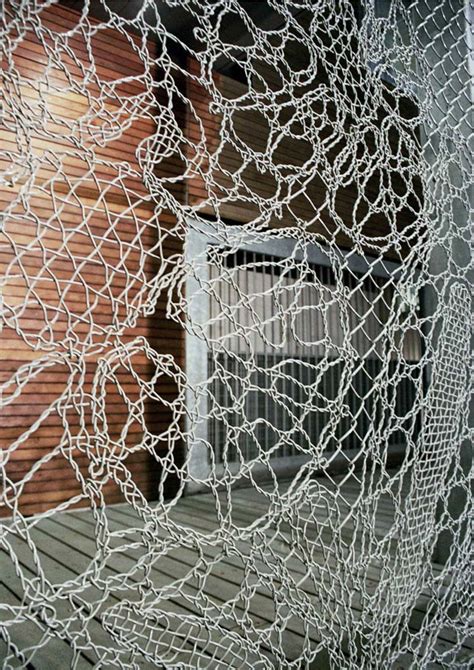If It's Hip, It's Here (Archives): Turning Chain Link Fencing Into Art. Lace Fences By Demakersvan.