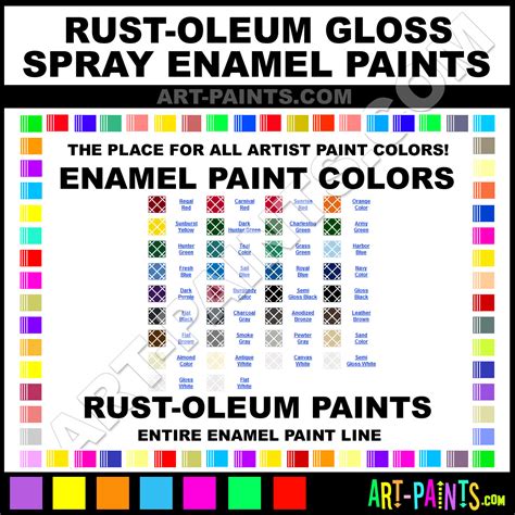 Rust oleum spray paint color chart - riloavenue