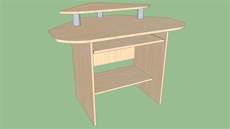 Corner Computer Table | 3D Warehouse
