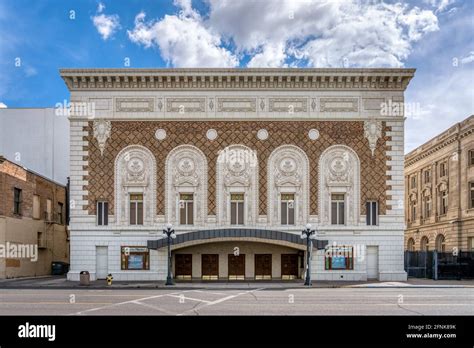 YAKIMA, WA - MAY 7 2021 - Facade of the historic Capitol Theatre Stock ...