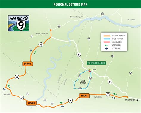 Va. Route 9 closure requires detours for W.Va, Md. commuters - WTOP News