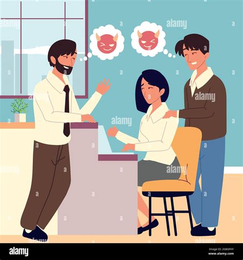 workplace harassment people Stock Vector Image & Art - Alamy