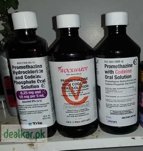 Lean - Promethazine With Codeine Cough Syrup - Hi-Tech, Wockhardt, Tris ...