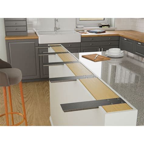 Hidden Granite Countertop Flat Bracket | Granite Countertop Support ...