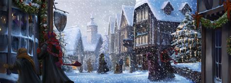 Hogwarts Castle Wallpaper Winter