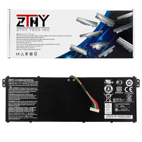 Amazon.com: ZTHY AC14B8K Laptop Battery for Acer Chromebook 11 CB3-111 ...