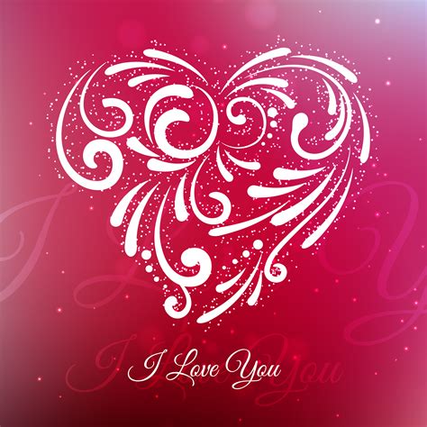 creative love heart background vector design illustration - Download ...