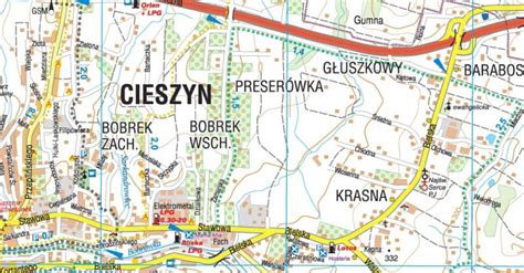 Cieszyn i okolice (mapa online, Galileos, 2015) | Góry i ludzie