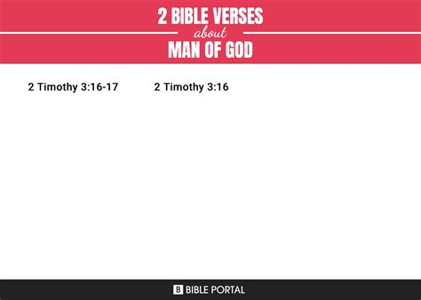 2 Bible Verses about Man Of God