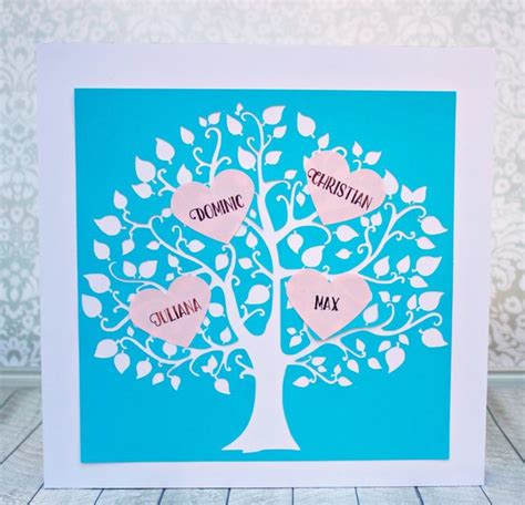 Valentine Family Tree Wall Art with Hearts - Morena's Corner | Family tree wall art, Valentine ...