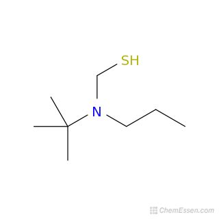 [tert-butyl(propyl)amino]methanethiol Structure - C8H19NS - Over 100 million chemical compounds ...