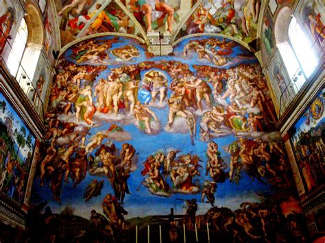 Michelangelo's Sistine Chapel. The Vatican Museam, Italy. June 2011 | Capela sistina, Vitral de ...