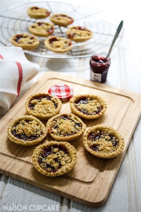 Crumble Topped Jam Tarts with Dairy Free Pastry