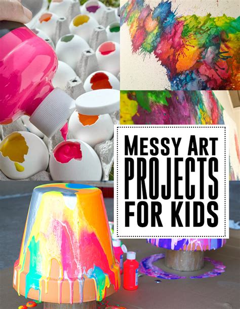 The best messy art projects for kids - Andrea's Notebook