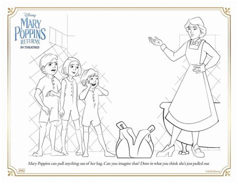 Free Printable Mary Poppins Returns Coloring & Activity Sheets - Any Tots