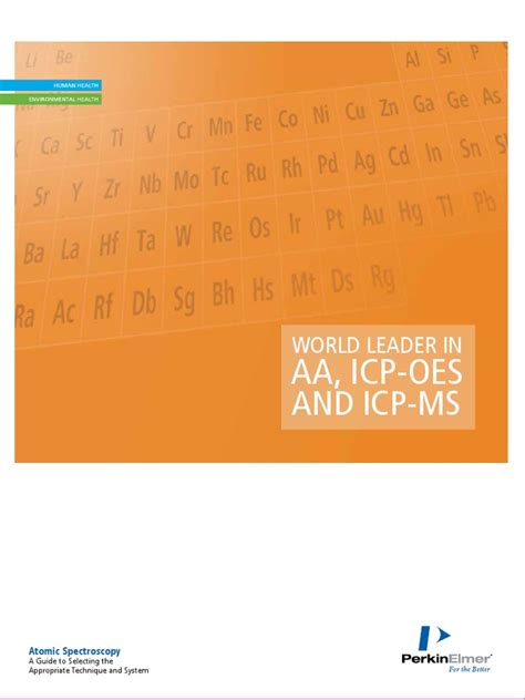 Atomic Spectroscopy - A Guide To Selecting The Appropriate Technique ...