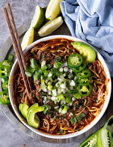 Birria Ramen • Tasty Birria Recipe • PureHealthy.Co