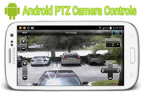 Android CCTV App with PTZ Camera Controls