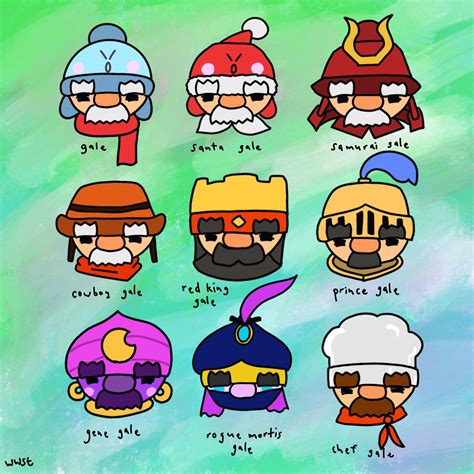 gale skins. which are your favorites? : r/Brawlstars