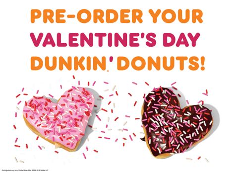 Pre-order Your Valentine’s Day Dunkin’ Donuts — DALRT Inc