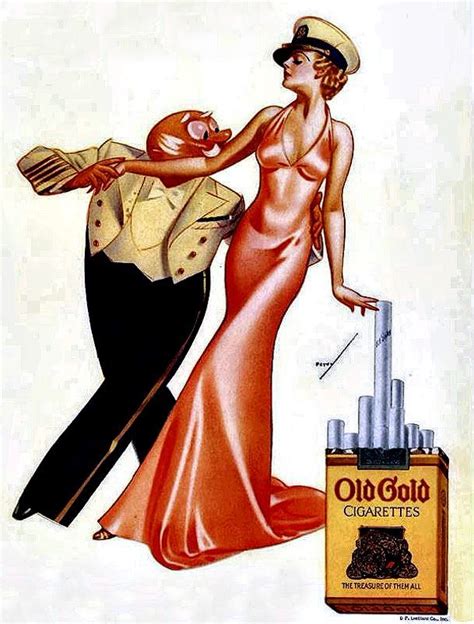 Old Gold Cigarettes ad, 1935