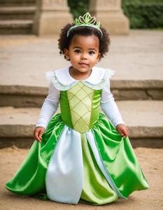 Princess Tiana Costume 12 Months Fancy Dress Face Swap ID:888120