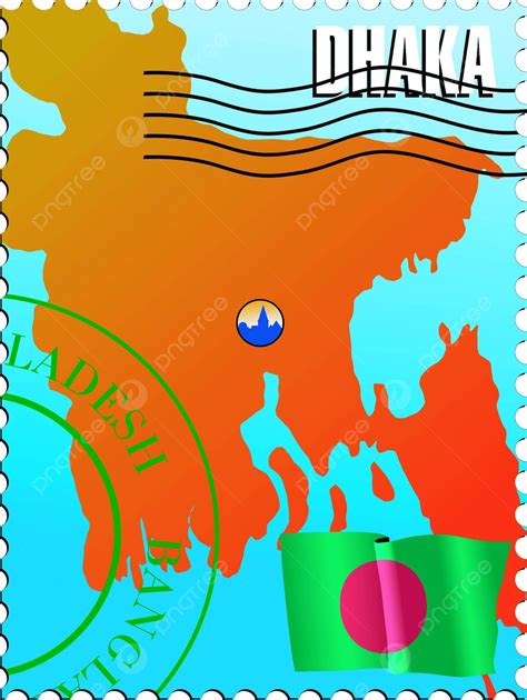 Dhaka Capital Of Bangladesh Vector Stamp Banner Mailer Flag Vector, Banner, Mailer, Flag PNG and ...