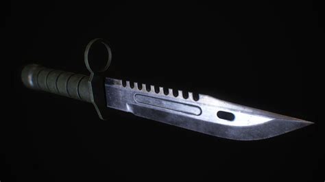 Resident Evil 4 Combat Knife - Leons Knife - cosplay props 3D model 3D printable | CGTrader