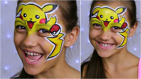 Pokemon GO "Pikachu" — Makeup for Kids & Face Painting Tutorial - YouTube